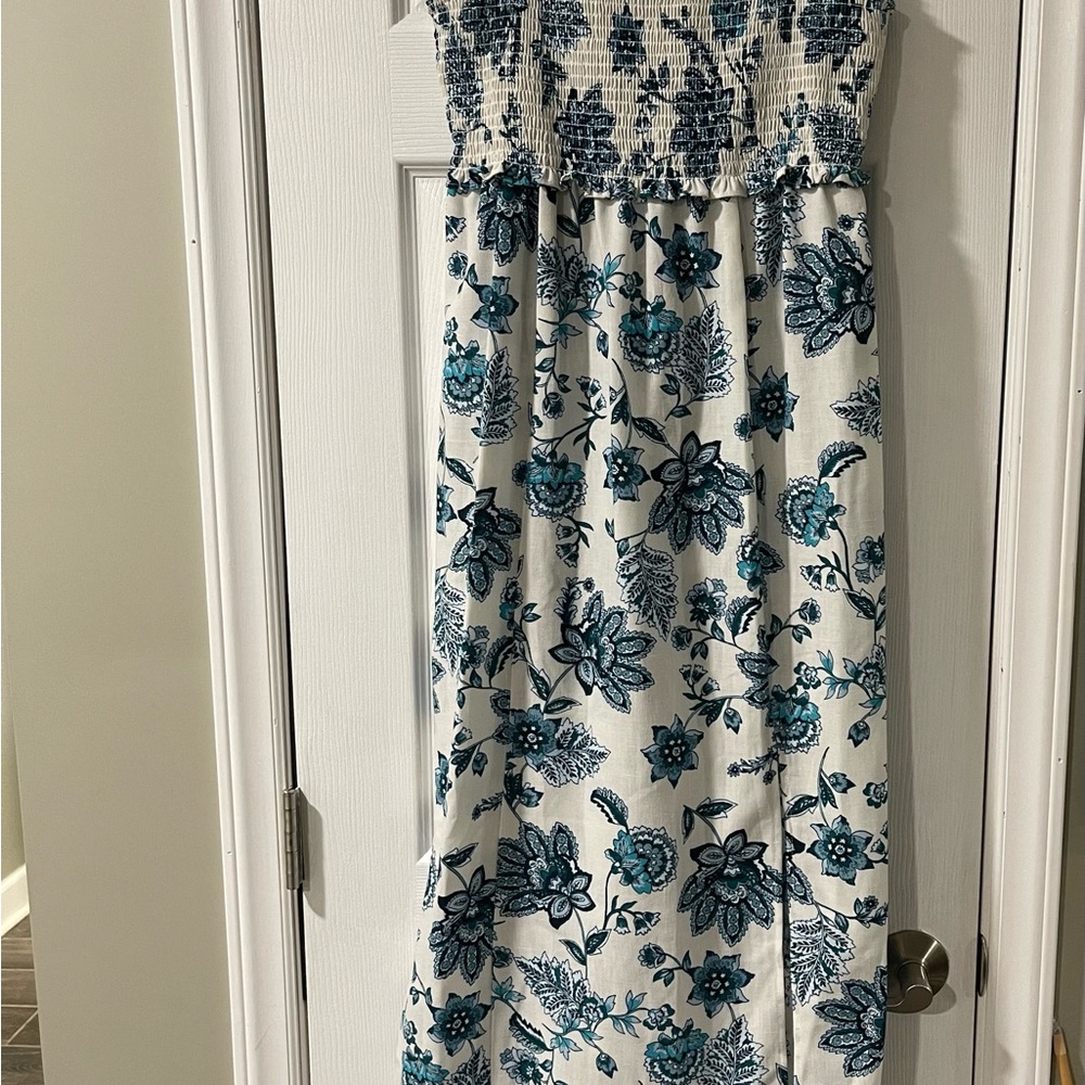 Emma & Michele Blue Sundress Casual